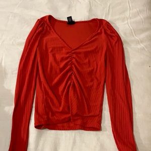 Red long sleeve